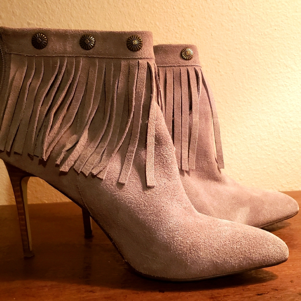 Stiletto leather Ankle Boots